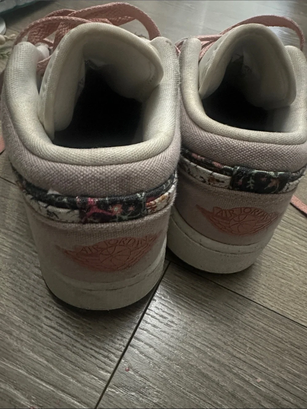 Nike Pink Floral Sneakers